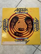 Disco de vinil Anthrax State Of Euphoria OG 1988 LP 91004-1 Megaforce, usado comprar usado  Enviando para Brazil