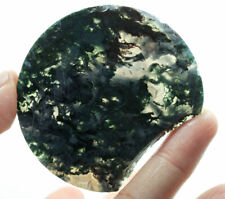 168Ct Natural Indian Dendritic Moss Agate  Rough Crystal Specimen SIA943, used for sale  Shipping to Canada