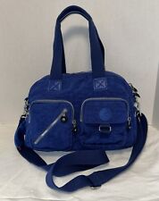 Bolsa satchel Kipling azul alça dupla com etiqueta de pendurar macaco comprar usado  Enviando para Brazil