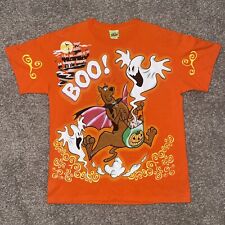 Used, Vintage Scooby Doo Halloween All Over Print T Shirt Cartoon Boo Ghost Size L for sale  Shipping to South Africa