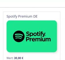Spotify premium geschenkkarte gebraucht kaufen  München