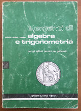 Elementi algebra trigonometria usato  Matera