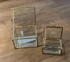 Vintage glass gold for sale  SOUTHAMPTON