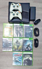Microsoft Xbox 360 Bundle 320GB Matte Black Console 2 Controllers & 8 Games for sale  Shipping to South Africa