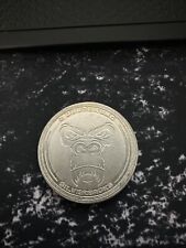 Silverback Gorilla .999 Silver 2 oz Kong Ounce Art Medal Poured Silver Round for sale  Shipping to South Africa