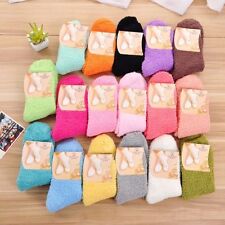 Usado, 1 par de meias femininas cor doce difusas outono inverno meias de tornozelo macias meias de cama comprar usado  Enviando para Brazil