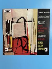 Concierto Poulenc para cuerdas de órgano y timpanos Stravinsky vinilo de 12" 1961 segunda mano  Embacar hacia Argentina