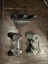 Sony PS3 Controller Official Charging Station Dock With 2 Oem Controllers, used for sale  Shipping to South Africa