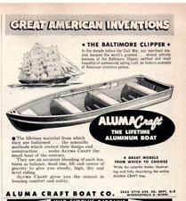 Usado, Aluma Craft Lifetime barco de alumínio excedente militar impressão 1/4 anúncio 1949 comprar usado  Enviando para Brazil