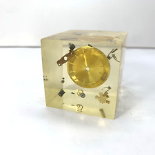 Relógio de bolso suspenso vintage peças explodidas cubo acrílico decoração peso papel comprar usado  Enviando para Brazil