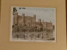 Print leeds castle for sale  SIDMOUTH