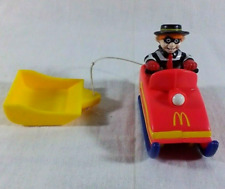 Juego de trineo de nieve valla publicitaria Un cartel para plástico McDonald's publicidad juguete antiguo segunda mano  Embacar hacia Argentina