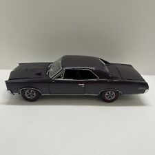 Danbury Mint 1967 Pontiac GTO Hardtop Coupe modelo de carro fundido escala 1:24 roxo comprar usado  Enviando para Brazil