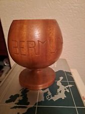 Bermuda wooden goblet. for sale  LONDON