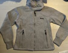 Used, Bench Womens Full Zip Sweater Large Collar Sage Grey Size UK 16/XL Pockets for sale  Shipping to South Africa
