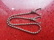 Used, Stainless Steel 10" Premium lifetime basin chain for bathroom sink free hook for sale  Shipping to South Africa