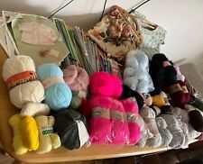 Large lot of knitting  needles,Knitting Bags ,Wool , Knitting patterns for sale  Shipping to South Africa