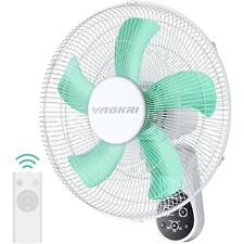 Ventilador de montaje en pared VAGKRI 16 pulgadas 5 cuchillas 5 velocidades temporizador 8 horas con control remoto segunda mano  Embacar hacia Argentina