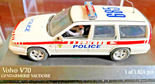 Usado, Carro de polícia Minichamps Volvo V70 Gendarmerie Vaudoise em escala 1/43 com figuras 430171895 comprar usado  Enviando para Brazil