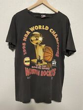 Camisa De Colección 1995 Campeones Mundiales NBA Houston Rockets Espalda Grande Rara segunda mano  Embacar hacia Argentina