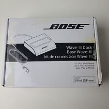 Nueva base de radio BOSE Base Wave III 3 hecha para iPod y iPhone universal nuevo de lote antiguo *leer* segunda mano  Embacar hacia Mexico