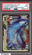 2010 Pokemon HG & SS Undaunted Legend #87 Kyogre & Groudon - Holo PSA 9 Estado perfeito comprar usado  Enviando para Brazil