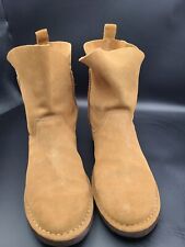 Women’s UGGs Alida Unlined Slouch Chestnut Suede Short Mid Calf Pull On Boots 9, used for sale  Shipping to South Africa