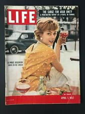 Revista Life 1 de abril de 1957 Marie-Helene Arnaud segunda mano  Embacar hacia Argentina