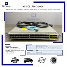 Switch QSFP Cisco Nexus N3K-C3172PQ-10GE 48x 10G 6x 40Ge com Dual Power-Fast Shipp, usado comprar usado  Enviando para Brazil