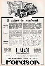 Pubblicita 1928 fordson usato  Biella