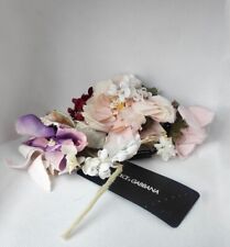 Dolce & Gabbana Brooch Large Bouquet of Flowers Silk + Cotton for sale  Shipping to South Africa