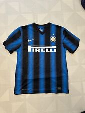 Camisa de futebol masculina Nike Inter Milan 2010 2011 Home tamanho G, usado comprar usado  Enviando para Brazil