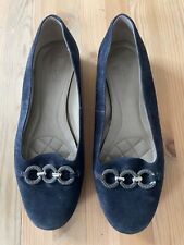 Ladies blue suede for sale  HOLSWORTHY