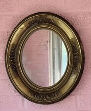 Lindo espelho antigo com moldura oval  comprar usado  Enviando para Brazil