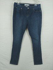 Jeans jeans Torrid 14T lavagem escura cintura média perna cônica elástica, usado comprar usado  Enviando para Brazil