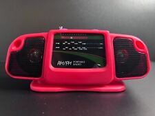 Mini radio portátil AM/FM probada/funciona rosa caliente/azulada segunda mano  Embacar hacia Argentina