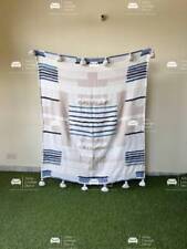 Cobertor de algodão Tassels mão teared Handmade tecido Boho sofá Throw Home Decor, usado comprar usado  Enviando para Brazil