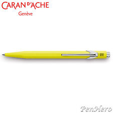 Caneta esferográfica Caran d'Ache 849 metal amarelo fluorescente 849.470 comprar usado  Enviando para Brazil