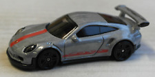 Hot Wheels Porsche 911 GT3 RS srebrny metaliczny samochód sportowy HW Mattel Auto Car na sprzedaż  Wysyłka do Poland