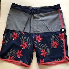 Usado, Bermuda Hurley Phantom Masculina 18” Malibu Floral Natação Praia Tamanho 29 Cintura Nova comprar usado  Enviando para Brazil