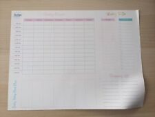 Magnetic weekly planner for sale  ALRESFORD