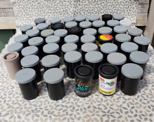 Vintage 1970's Plastic 35mm Film Canisters/Containers With Tops Lot 50, used for sale  Shipping to South Africa