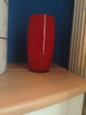 Vaso rosso vetro usato  Schio