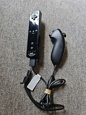OEM Nintendo Wii Remote Motion Plus Controller Black RVL-036 With Nunchuck for sale  Shipping to South Africa