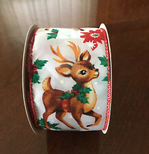 Christmas ribbon roll for sale  Shipping to Ireland