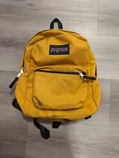 Mochila Jansport superbreak amarela mostarda faculdade viagem caminhada bolsa conforto  comprar usado  Enviando para Brazil