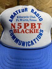 Placa de chamada vintage rádio amador comunicação corda caminhoneiro chapéu Snapback Nissin comprar usado  Enviando para Brazil