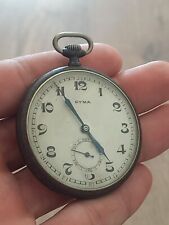 Antiguo Reloj de Bolsillo Militar De Colección CYMA WW11 Funcionando segunda mano  Embacar hacia Argentina