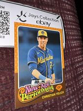 2024 Topps Heritage New Age Performers NAP-17 Christian Yelich, Milwaukee Brewer, usado comprar usado  Enviando para Brazil