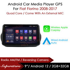 9” Android 12 CarPlay Auto carro estéreo unidade principal GPS para Fiat Fiorino 2008-2017  comprar usado  Enviando para Brazil